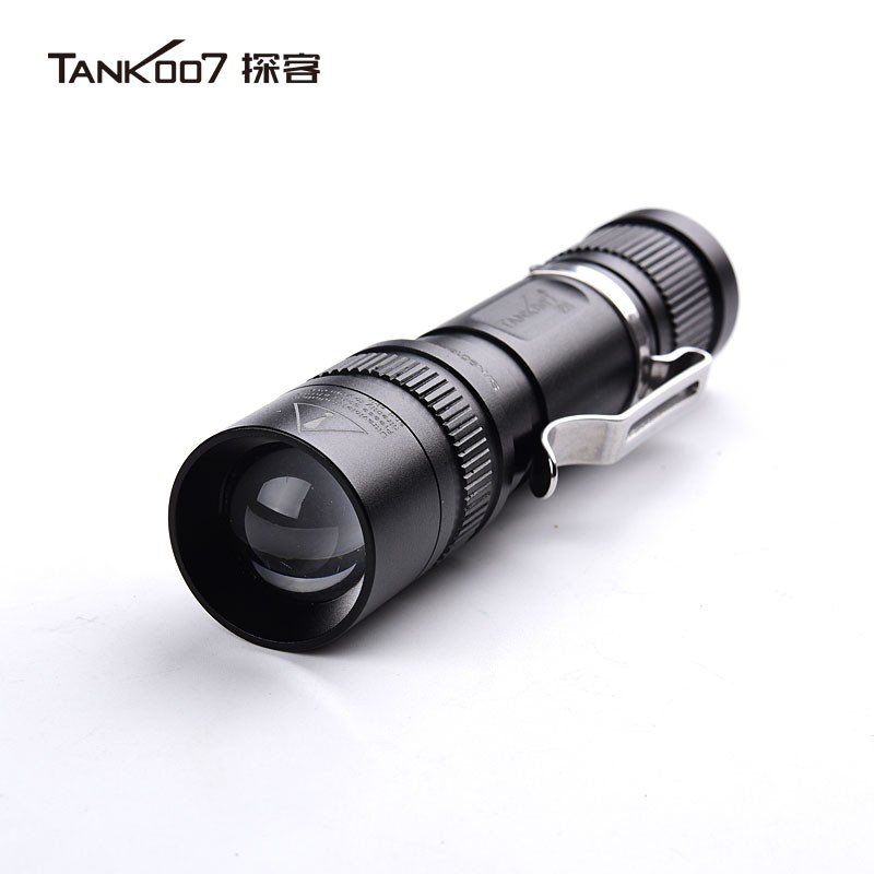 TANK007探客F2雙燈紫外線調焦手電筒/日用照明和熒光檢..